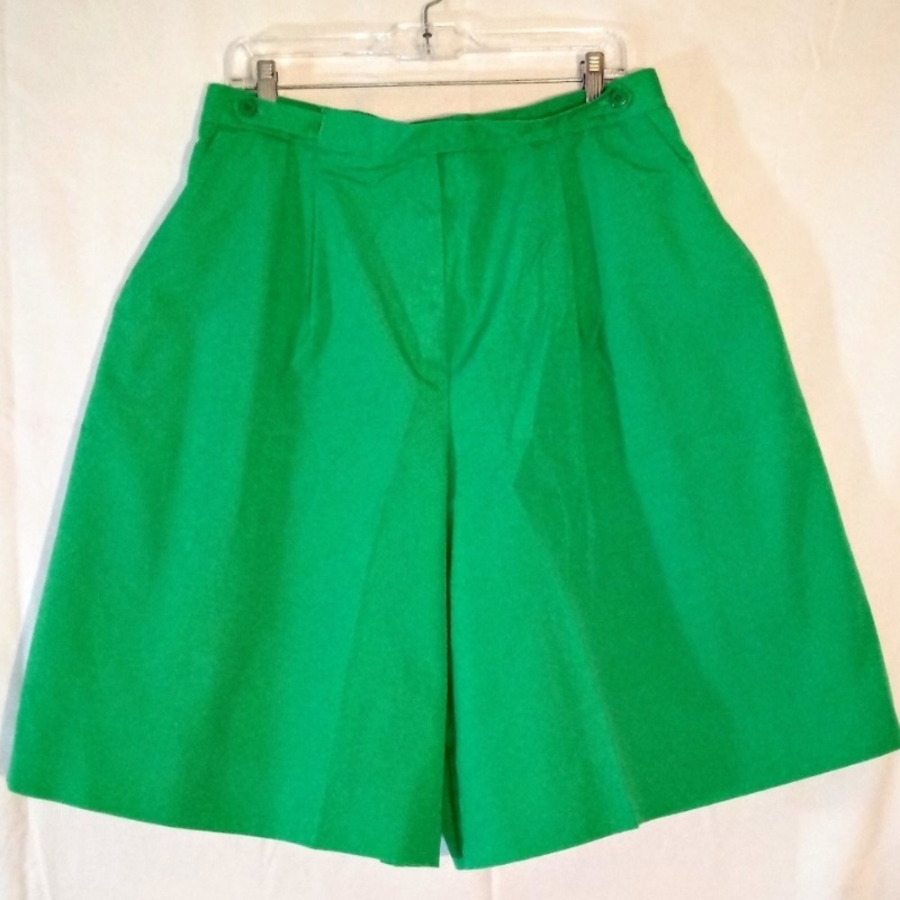80s Style Green Skort